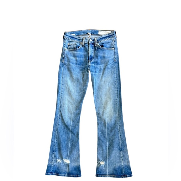 Rag & Bone 10 inch Flare in Vale - Picture 6 of 9